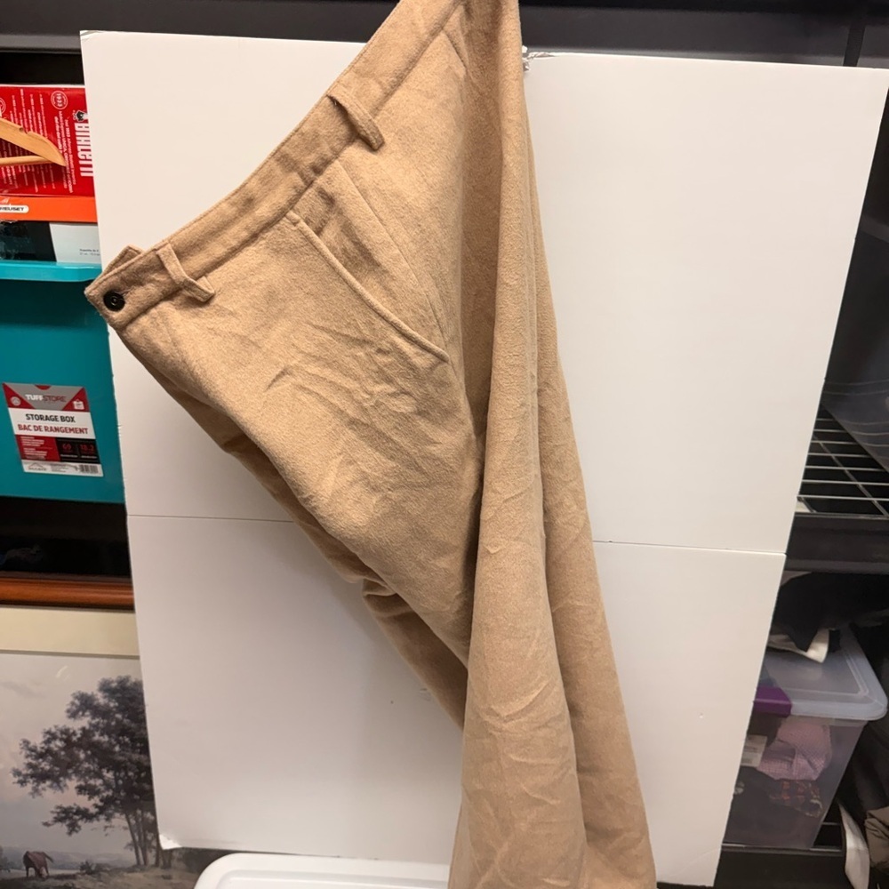 AMI X Puma Camel Wool-Blend Chinos - Picture 5 of 5